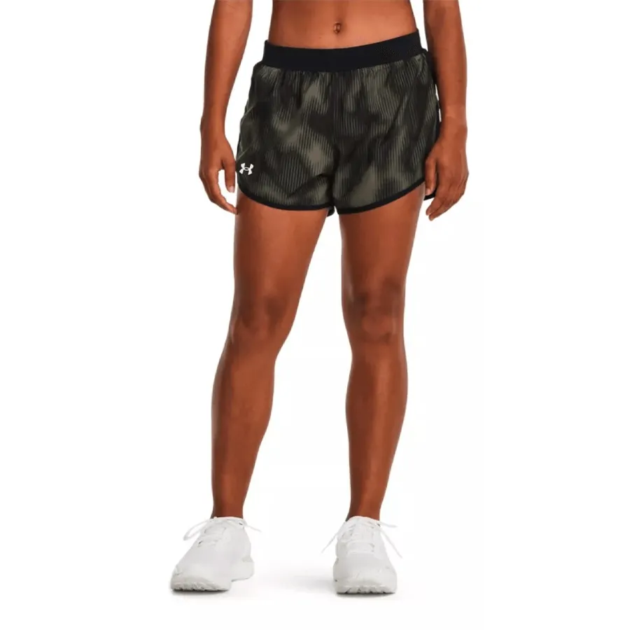 Imagen 0 de 6 de Shorts Under Armour Short Fly By 2.0 Printed-VERDE OLIVA/NEGRO