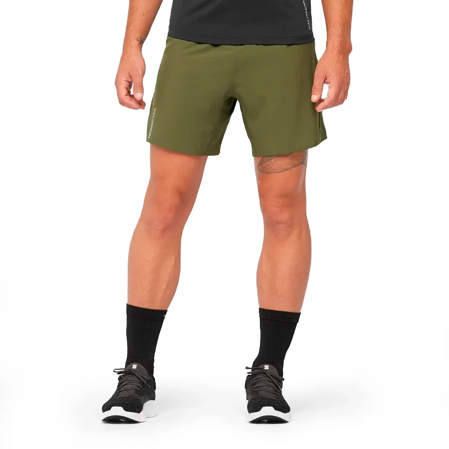 Imagen 2 de 5 de Shorts Salomon Cross 7"-OLIVA