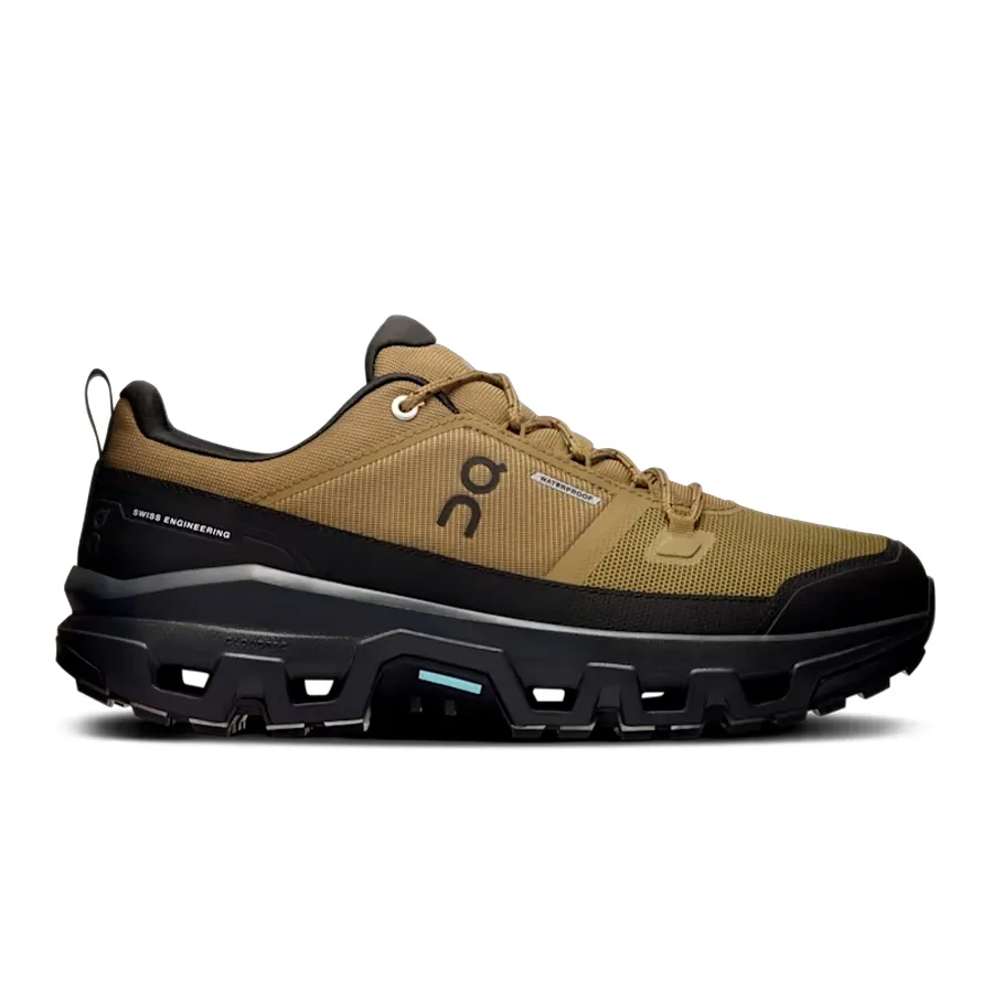 Imagen 0 de 5 de Zapatillas On Cloudrock Low Waterproof-VERDE OLIVA/NEGRO