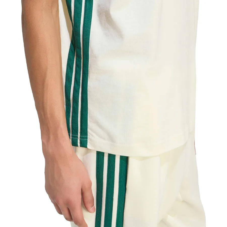 Imagen 3 de 5 de Remera adidas Essentials 3 Tiras-CRUDO/VERDE
