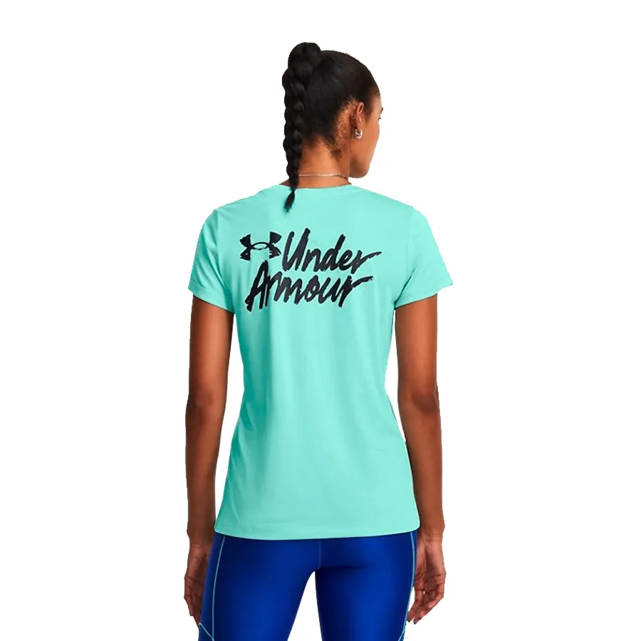 Imagen 1 de 5 de Remera Under Armour Tech Twist Graphic-CELESTE