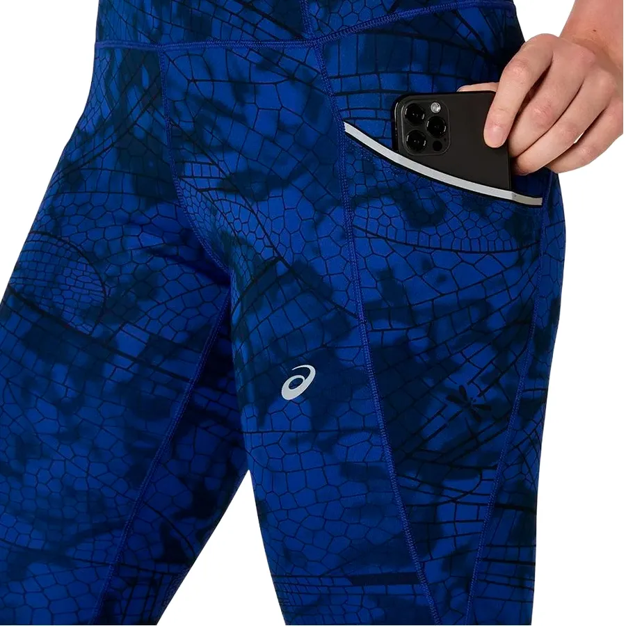 Imagen 5 de 6 de Calza Asics Road Lite Show Tight-AZUL/NEGRO