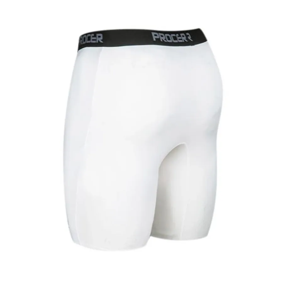 Imagen 1 de 2 de Calza corta Procer Lycra-BLANCO/NEGRO