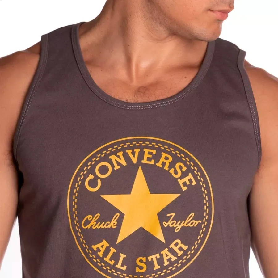 Imagen 3 de 4 de Musculosa Converse Patch-GRIS/AMARILLO