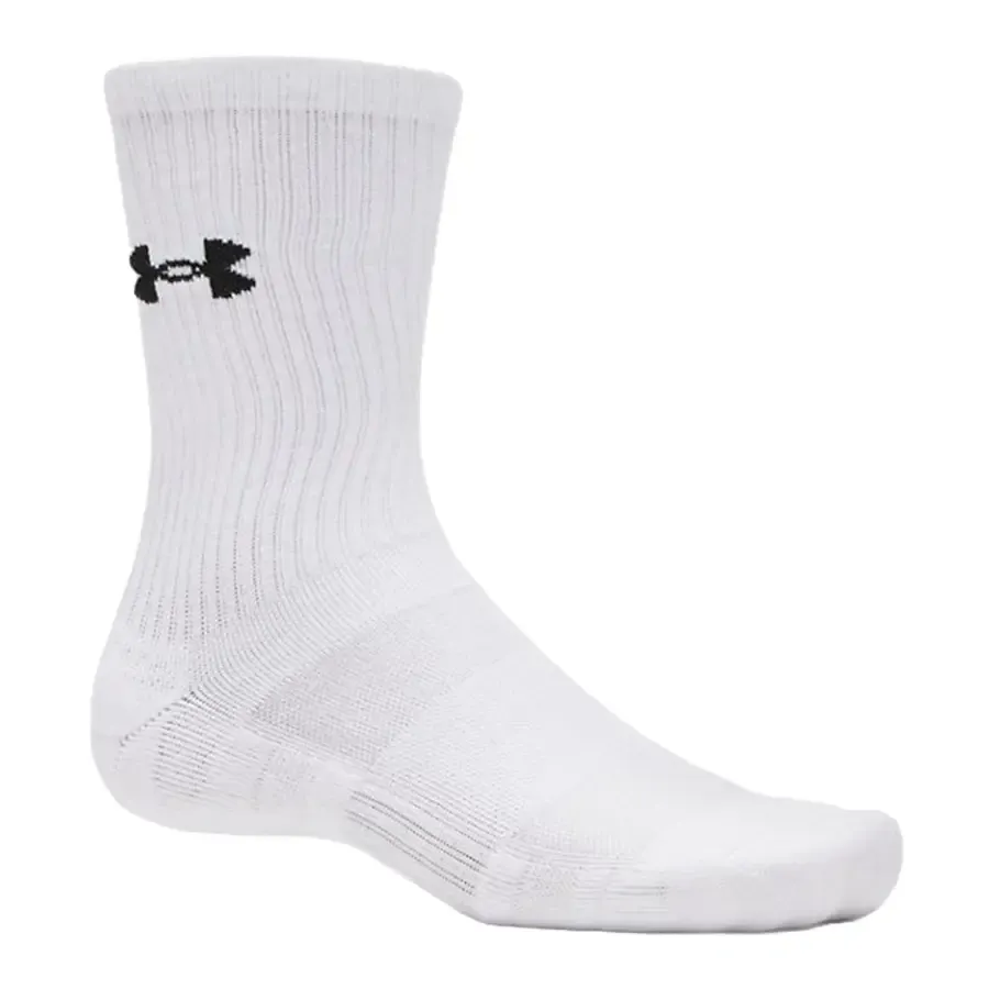 Imagen 0 de 2 de Medias Under Armour Performance Cotton Crew Pack x3-BLANCO