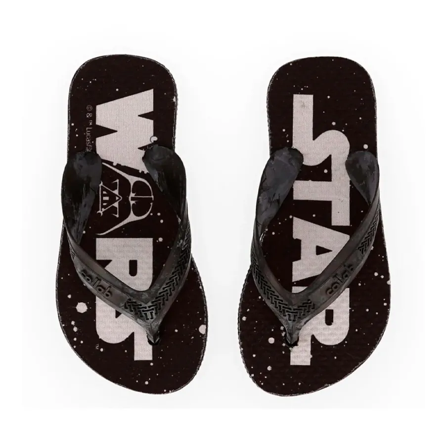 Imagen 3 de 5 de Ojotas Collab Star Wars Kids 23-NEGRO/BLANCO