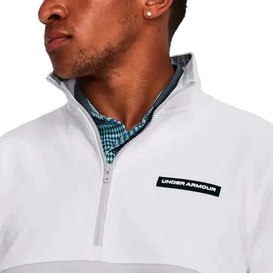 Imagen 4 de 5 de Buzo Under Armour Storm Daytona 1/2 Zip-BLANCO/GRIS