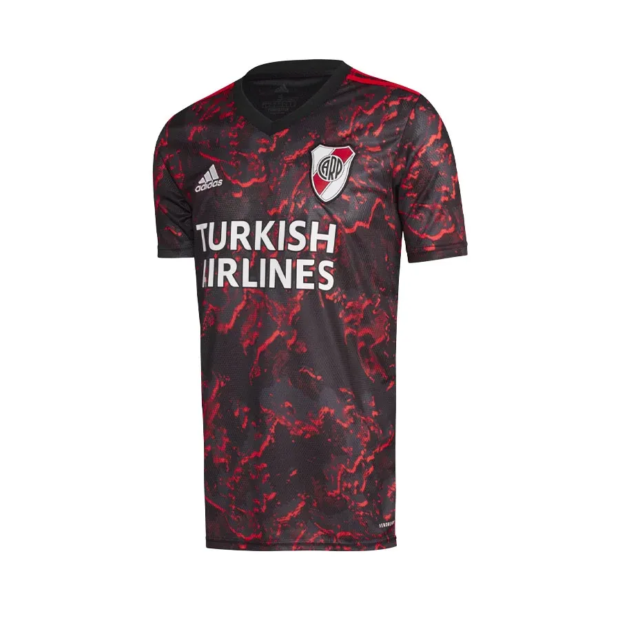 Imagen 1 de 2 de Camiseta adidas Visitante River Plate 21/22-NEGRO/ROJO