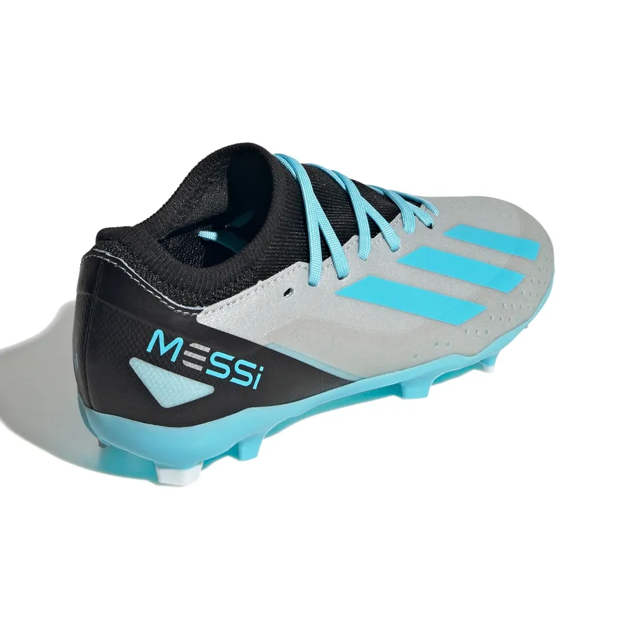 Imagen 5 de 6 de Botines adidas X Crazyfast Messi 3-PLATA/CELESTE/NEGRO