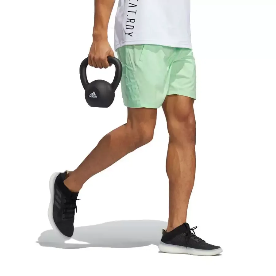 Imagen 2 de 6 de Shorts adidas 3 Tiras Aeoready 8 pulgadas-VERDE AGUA