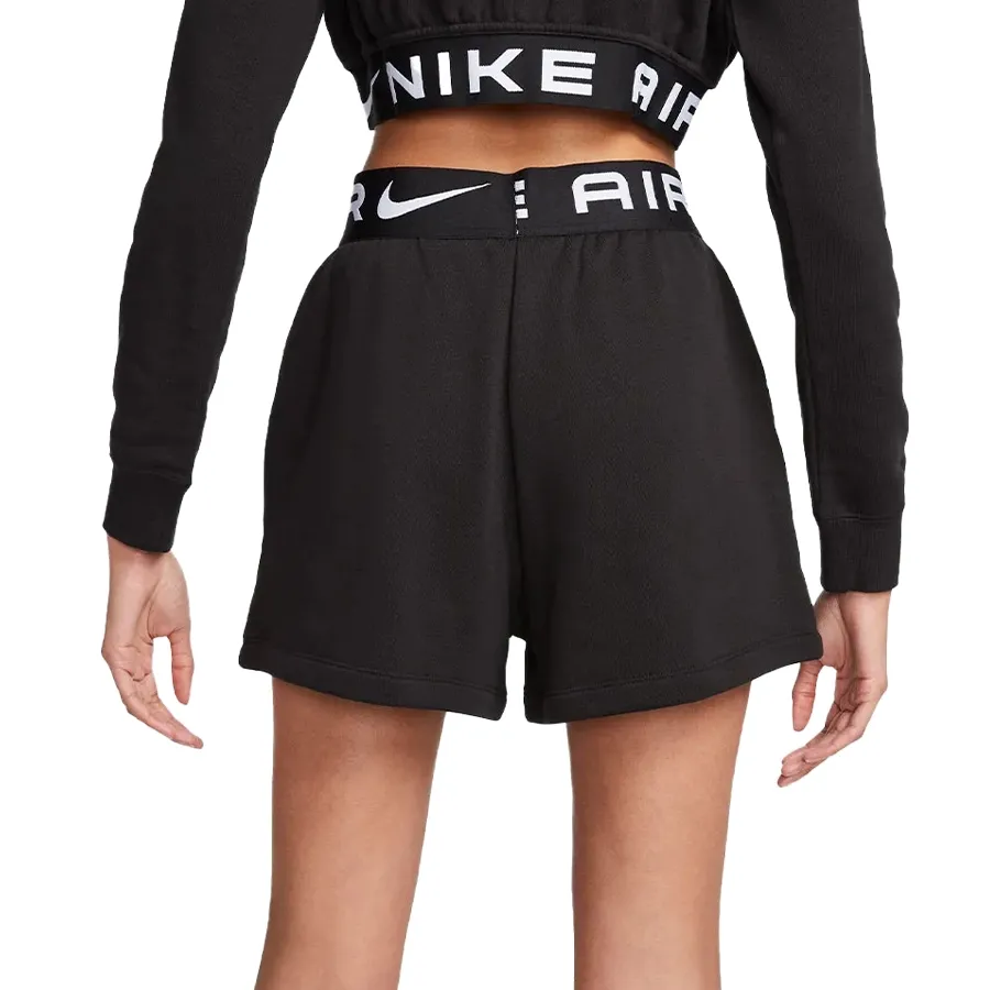 Imagen 1 de 4 de Short Nike High-Rise Fleece-NEGRO