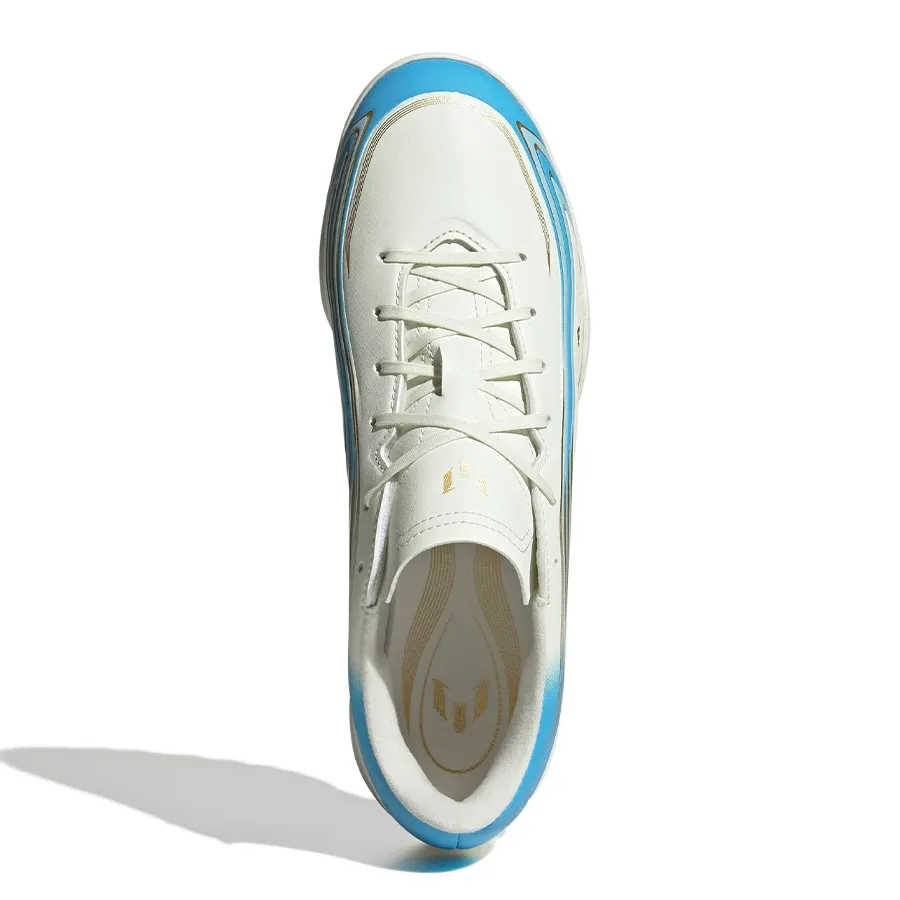 Imagen 3 de 7 de Botines adidas F50 Club El Ultimo Tango Tf-BLANCO/CELESTE/DORADO