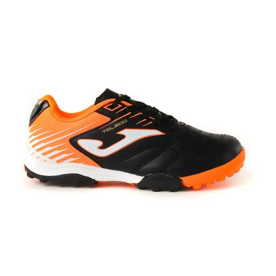 Imagen 0 de 5 de Botines Joma Toledo Turf Jr V2-NEGRO/NARANJA