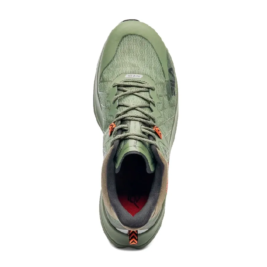 Imagen 3 de 7 de Zapatillas Fila Racer Skytrail-OLIVA/NARANJA