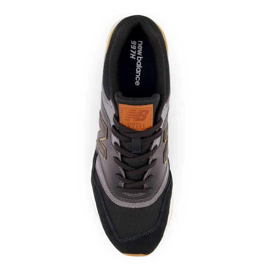 Imagen 3 de 5 de Zapatillas New Balance 997H-NEGRO/GRIS/VERDE OLIVA