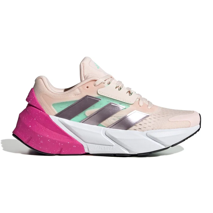 Imagen 1 de 9 de Zapatillas adidas Adistar 2.0-NUDE/VERDE AGUA/FUCSIA