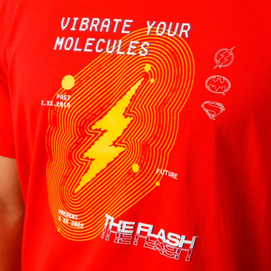 Imagen 3 de 4 de Remera Warner Bros The Flash Urbana Mc-ROJO/AMARILLO