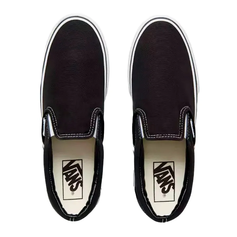 Imagen 2 de 4 de Zapatillas Vans Classic Slip On Platform-NEGRO/BLANCO