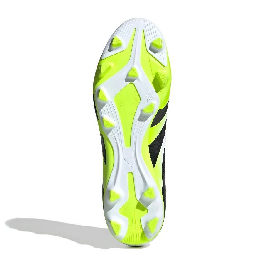 Imagen 4 de 7 de Botines adidas Predator Club terreno Fg-BLANCO/VERDE FLUOR/NEGRO