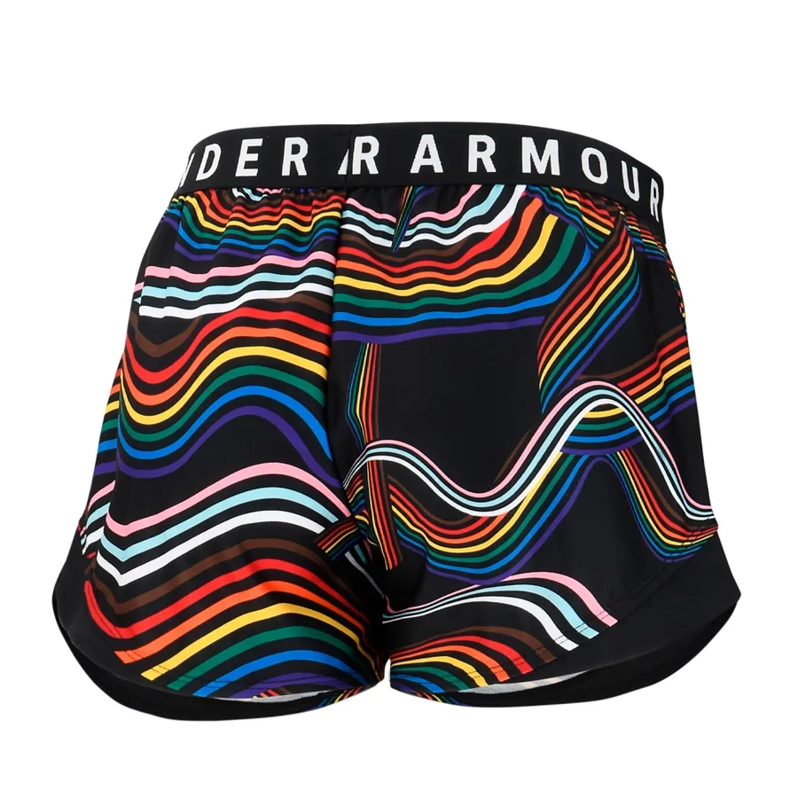 Imagen 1 de 4 de Shorts Under Armour Pride Play Up-NEGRO/COLORES VARIOS