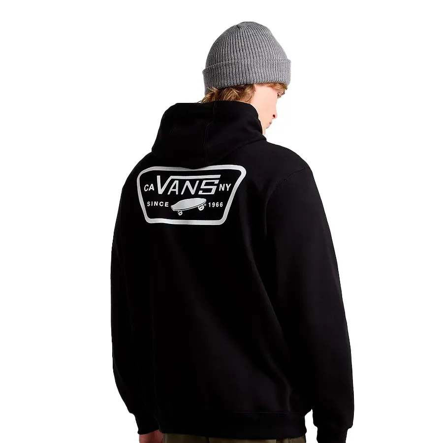 Imagen 3 de 5 de Buzo Vans Full Patched Po II-NEGRO