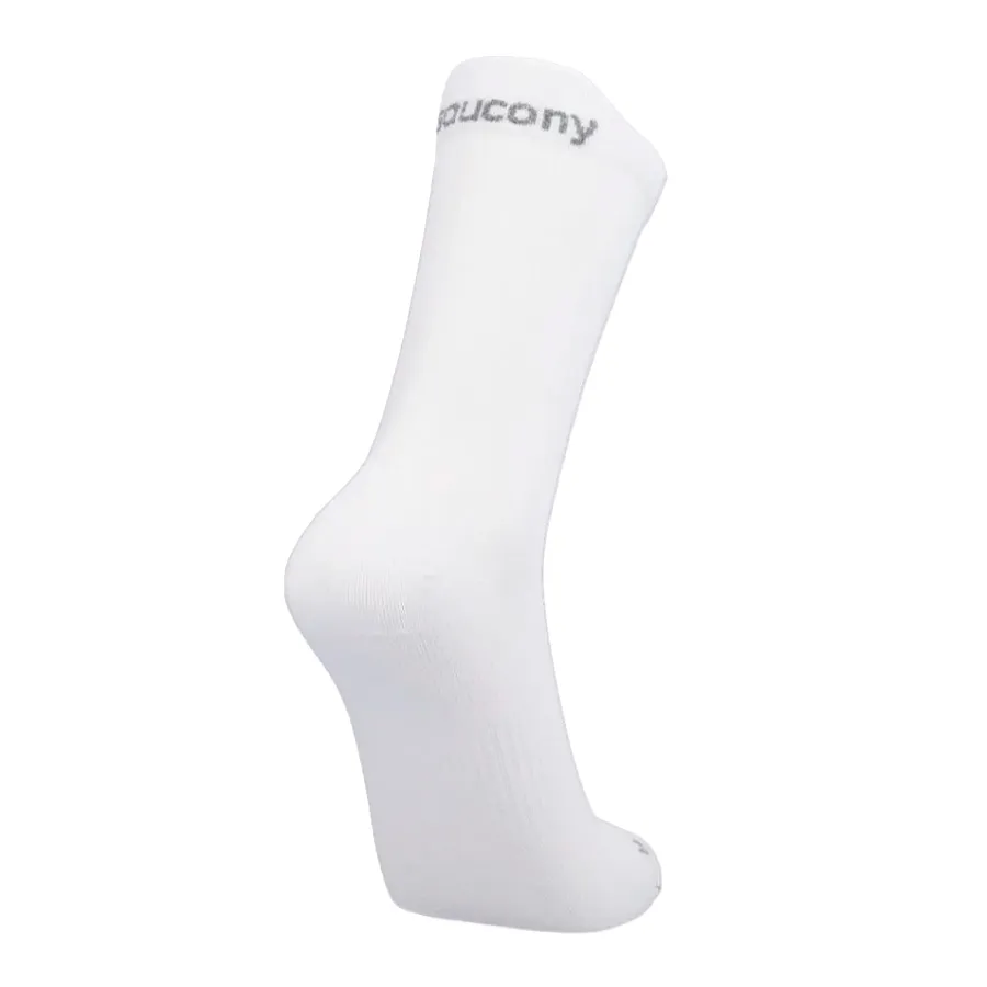 Imagen 3 de 5 de Medias Saucony Elite Crew-BLANCO/NEGRO
