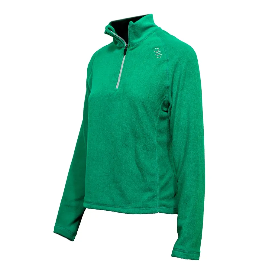 Imagen 1 de 4 de Buzo Kamp Micropolar Técnico 1/2 Cierre-VERDE ESMERALDA