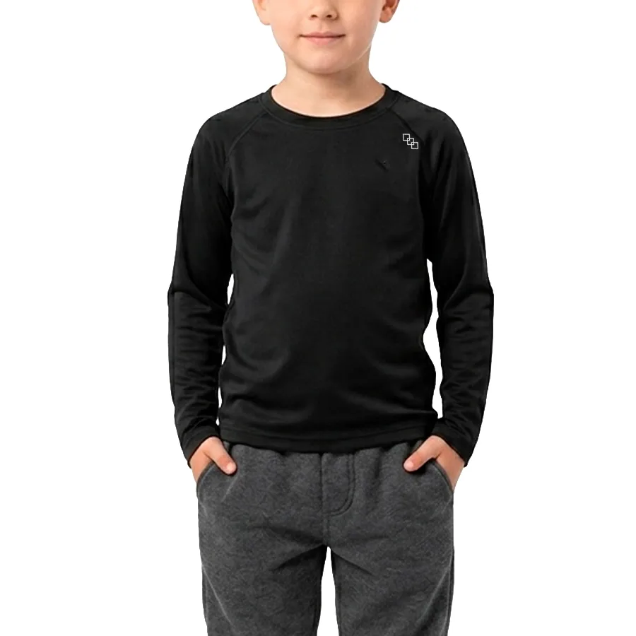 Imagen 3 de 7 de Remera Kamp Termica 26-NEGRO
