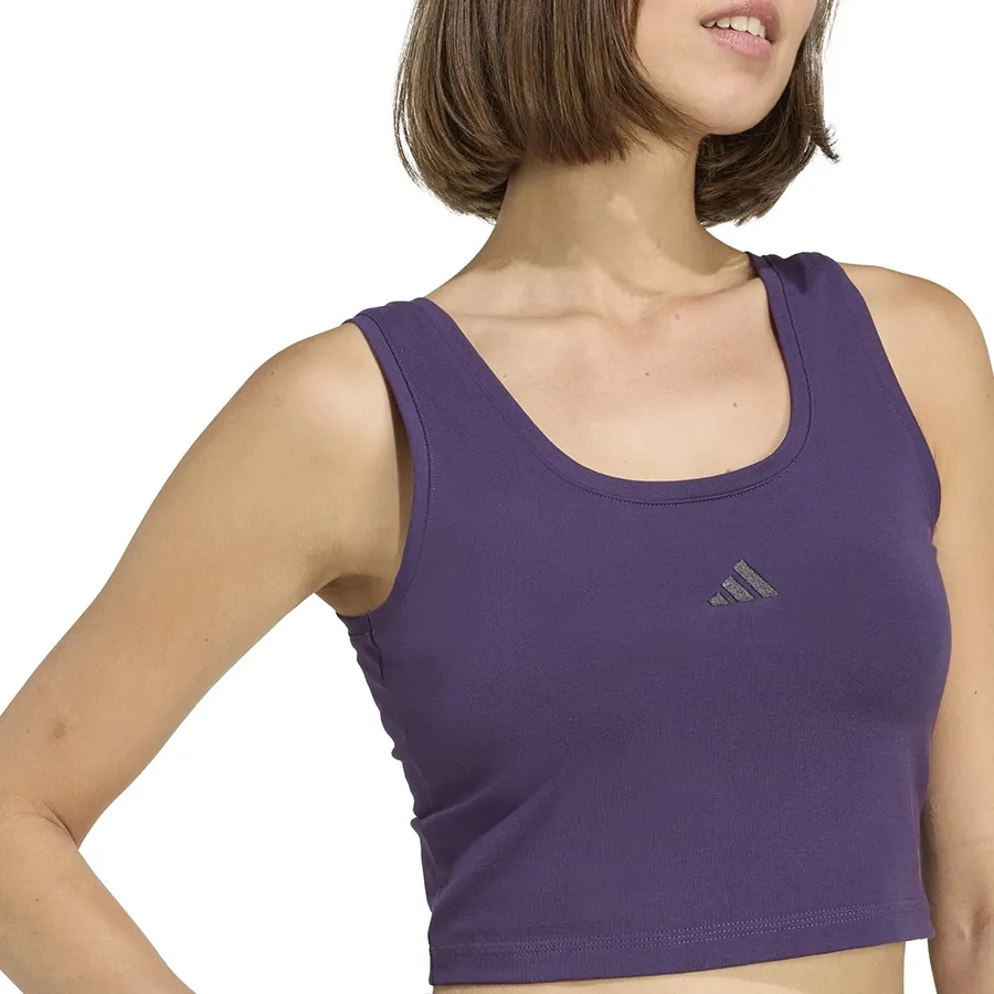 Imagen 2 de 5 de Musculosa adidas Essentials Small  Logo-VIOLETA