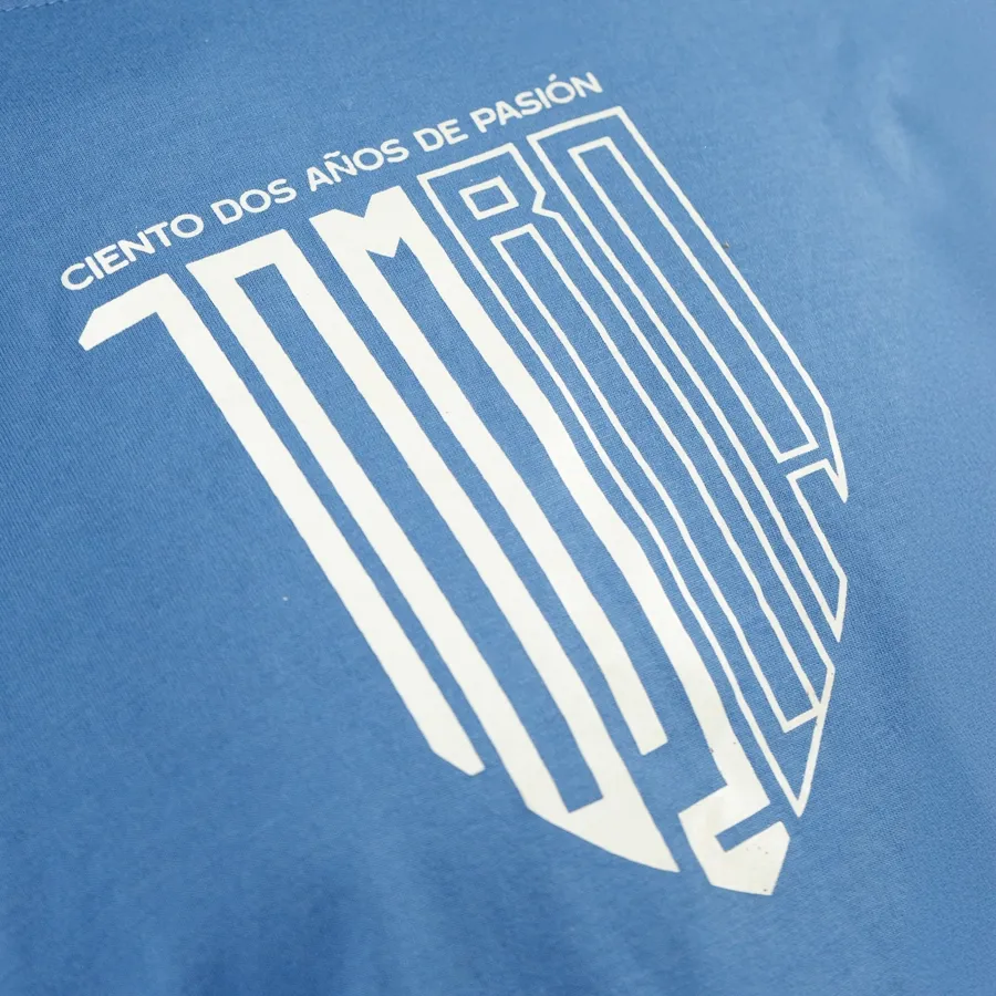 Imagen 2 de 3 de Remera Fiume Sport 102 años Godoy Crux-AZUL