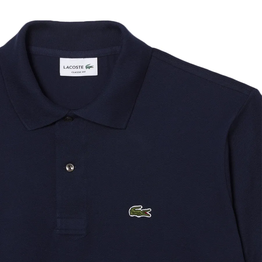 Imagen 1 de 7 de Remera Lacoste Chemise Col Bord-MARINO
