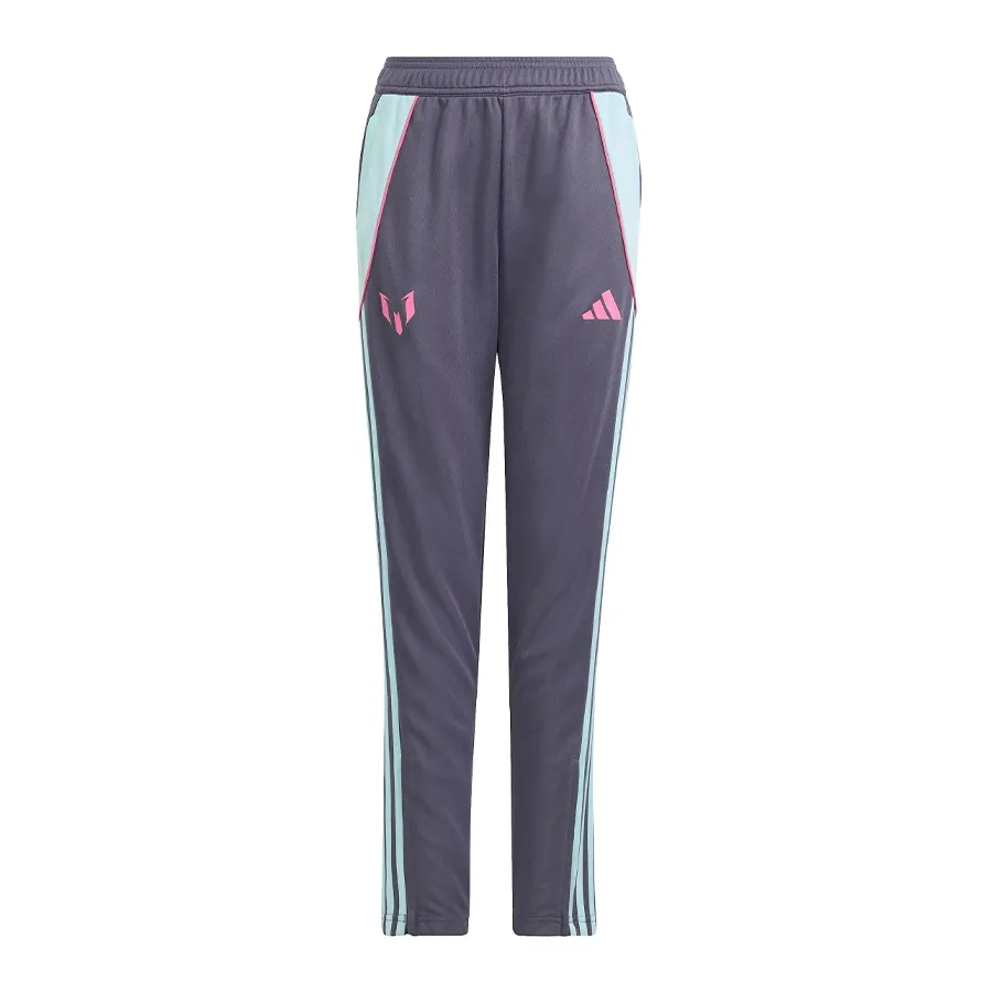 Imagen 2 de 5 de Pantalón adidas Messi Training-GRIS/AQUA/FUCSIA