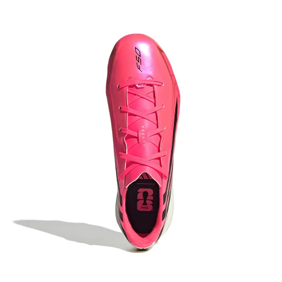 Imagen 3 de 7 de Botines adidas F50 Hyperfast League Fg-ROSA/NEGRO/BLANCO