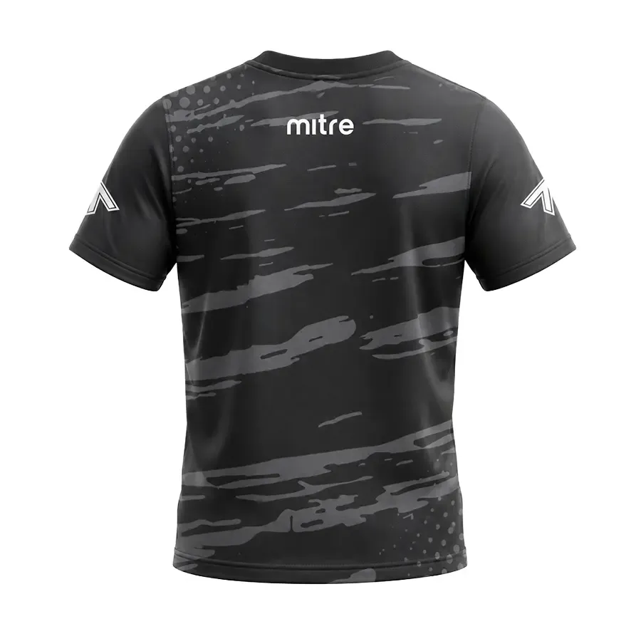 Imagen 1 de 3 de Camiseta Mitre Gimnasia y Esgrima de Mendoza Bebe 25-NEGRO/GRAFITO