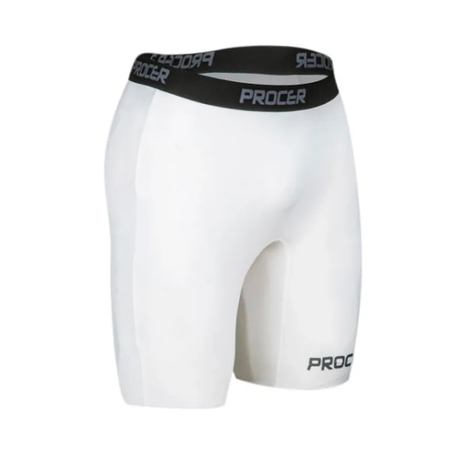 Imagen 0 de 2 de Calza corta Procer Lycra-BLANCO/NEGRO