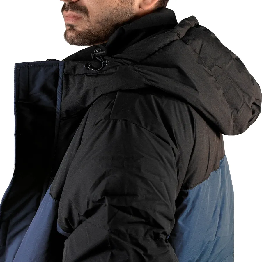 Imagen 2 de 5 de Campera Kamp Padding 25-AZUL MARINO/NEGRO
