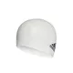 gorro-de-natacion-logo-silicona-adidas-BLANCO/NEGRO