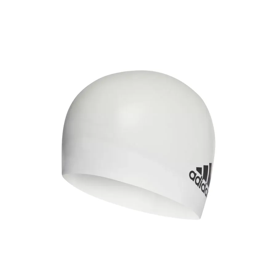 Imagen 0 de 4 de Gorro De Natación adidas Gorro de Natación Logo Silicona-BLANCO/NEGRO