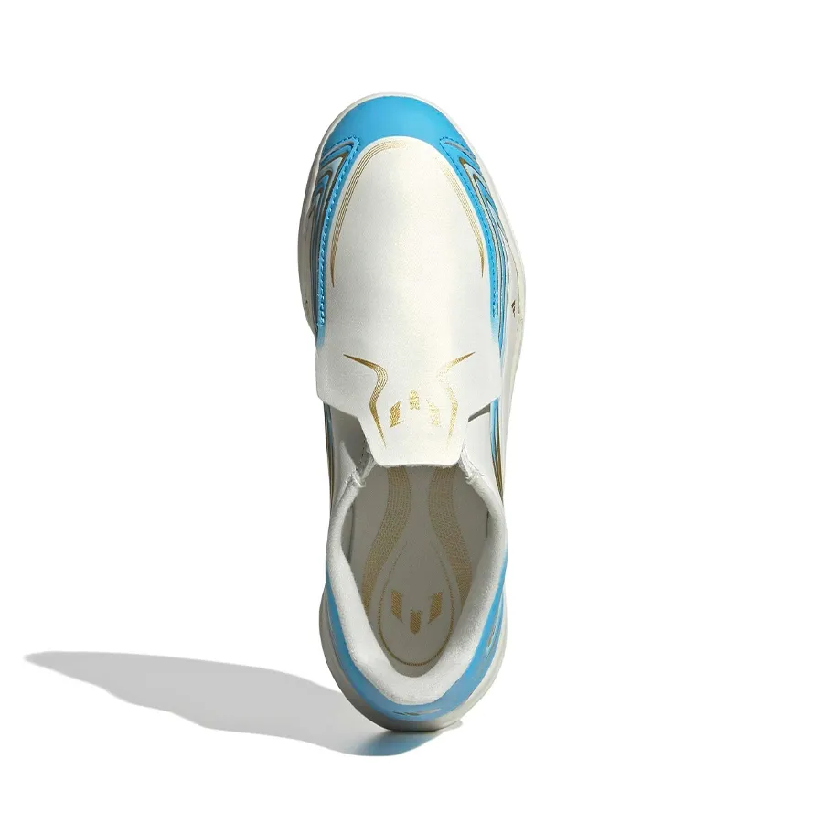 Imagen 3 de 7 de Botines adidas F50 Messi League In-BLANCO/CELESTE/DORADO