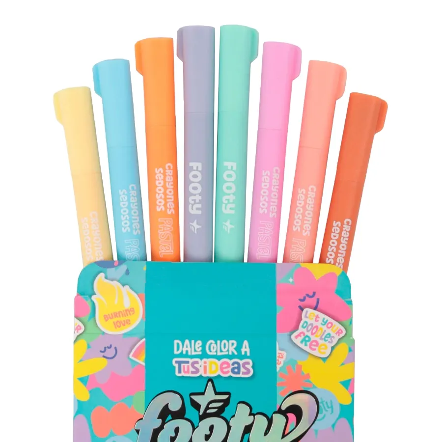 Imagen 2 de 5 de Crayones Footy Color pastel 26-MULTICOLOR