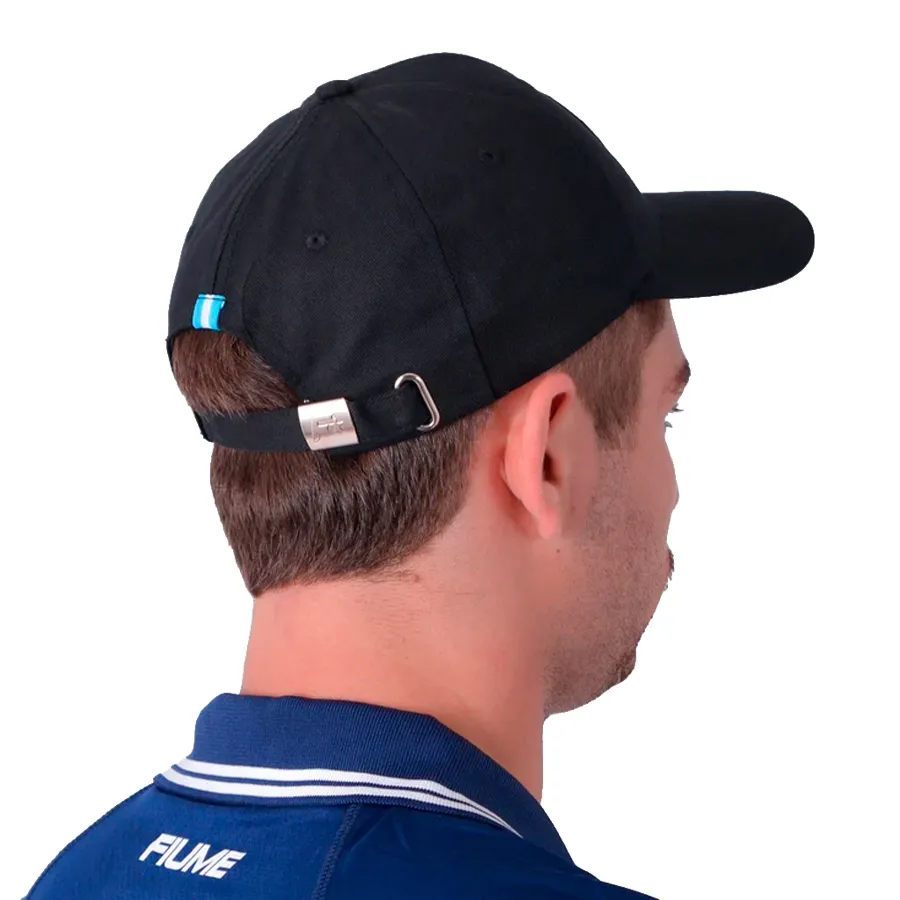 Imagen 2 de 4 de Gorra Fiume Sport Godoy Cruz Importada-NEGRO