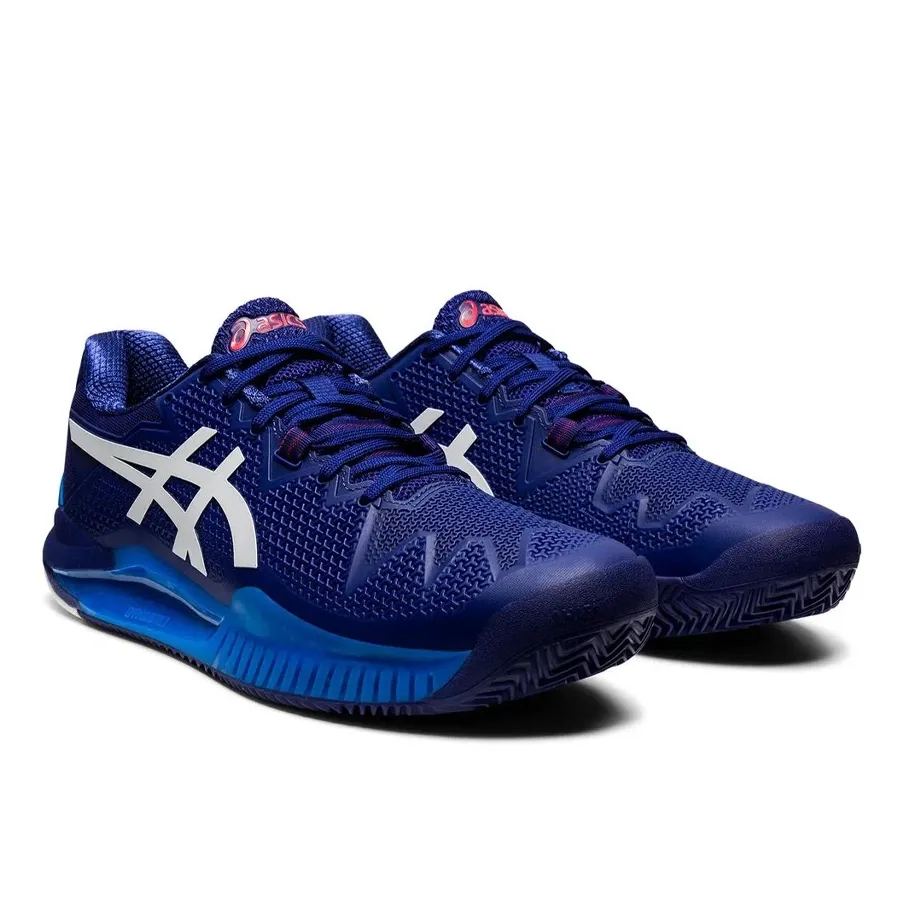 Imagen 1 de 7 de Zapatillas Asics Gel Resolution 8 Clay-MARINO/BLANCO/AZUL FRANCIA