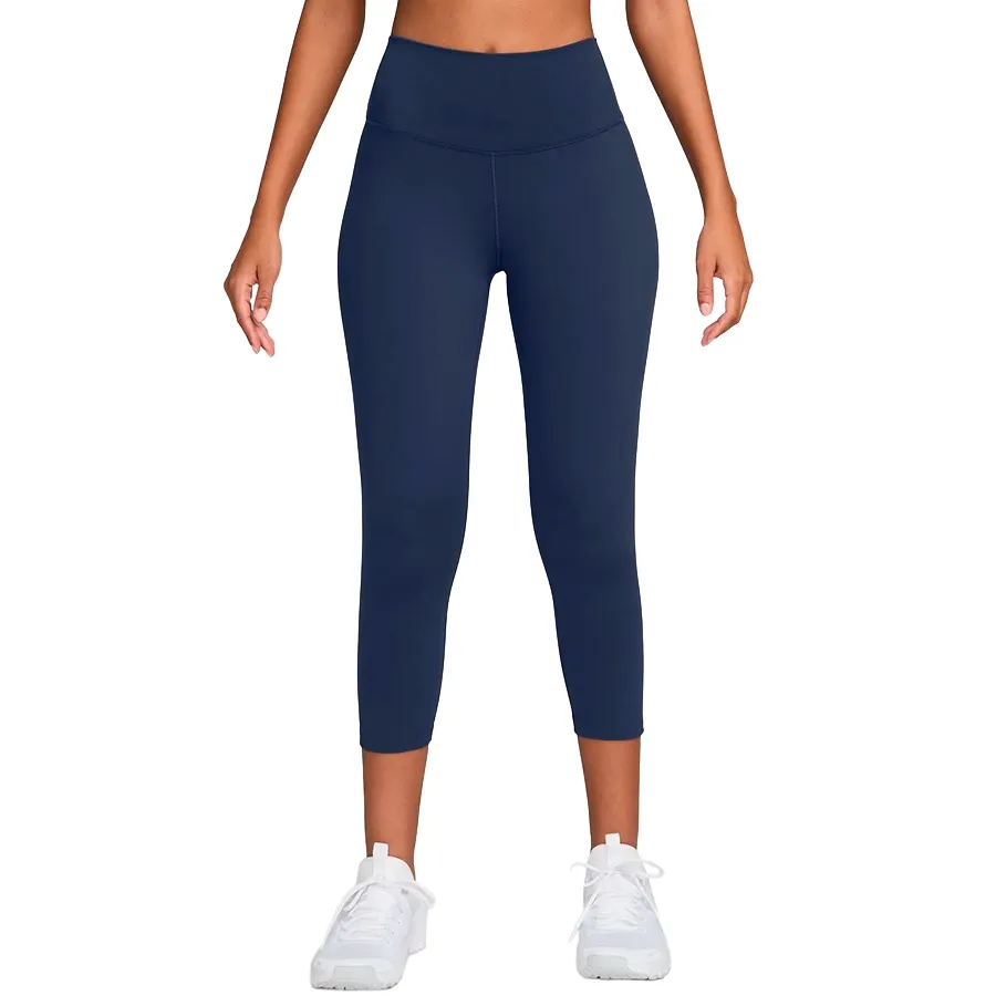 Imagen 0 de 3 de Calza Larga Nike One High-Waisted Crop-MARINO