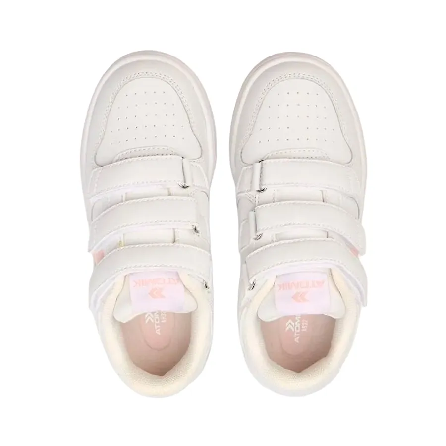 Imagen 3 de 7 de Zapatillas Atomik Fairfaxx Velcro 26-BLANCO/ROSA