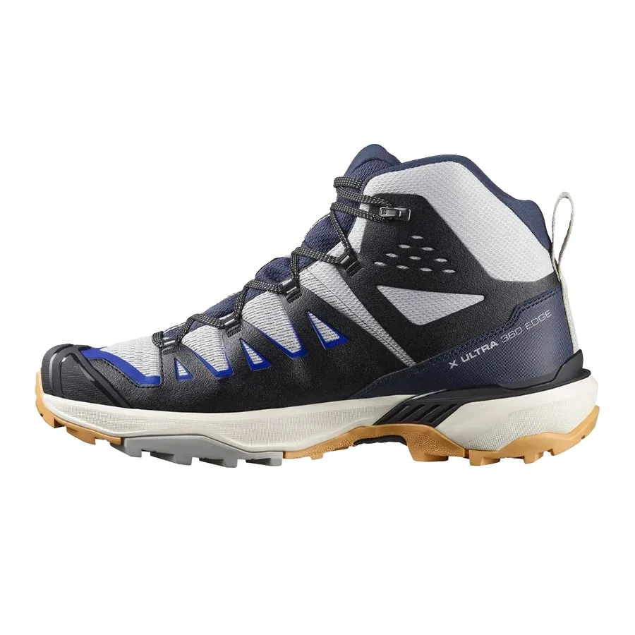 Imagen 2 de 6 de Zapatillas Salomon X-Ultra 360 Edge Mid Goretex-GRIS/VIOLETA/NEGRO