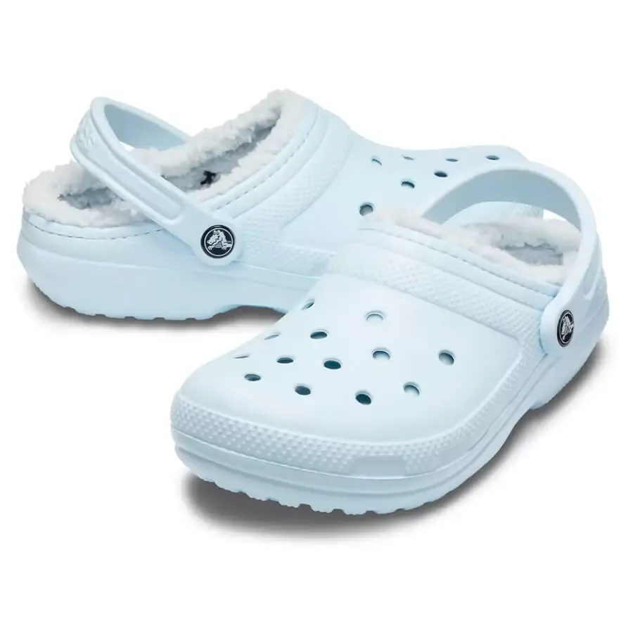 Imagen 3 de 6 de Ojotas Crocs Classic Lined Clog-CELESTE