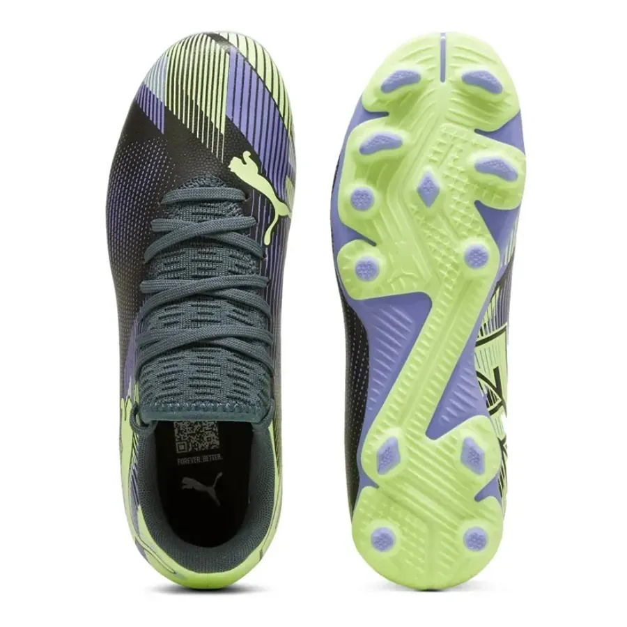 Imagen 2 de 4 de Botines Puma Future 7 Play Fg/Ag Jr-PETROLEO/LIMA/LILA