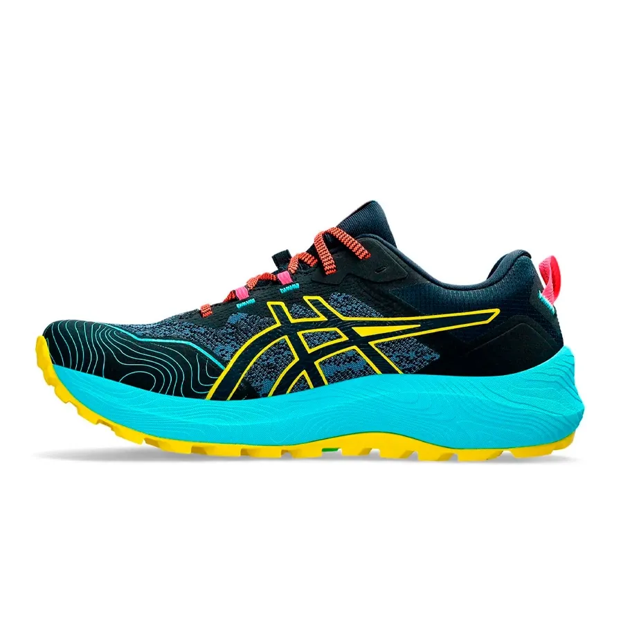 Imagen 2 de 6 de Zapatillas Asics Gel Trabuco 11-MARINO/AMARILLO/CELESTE