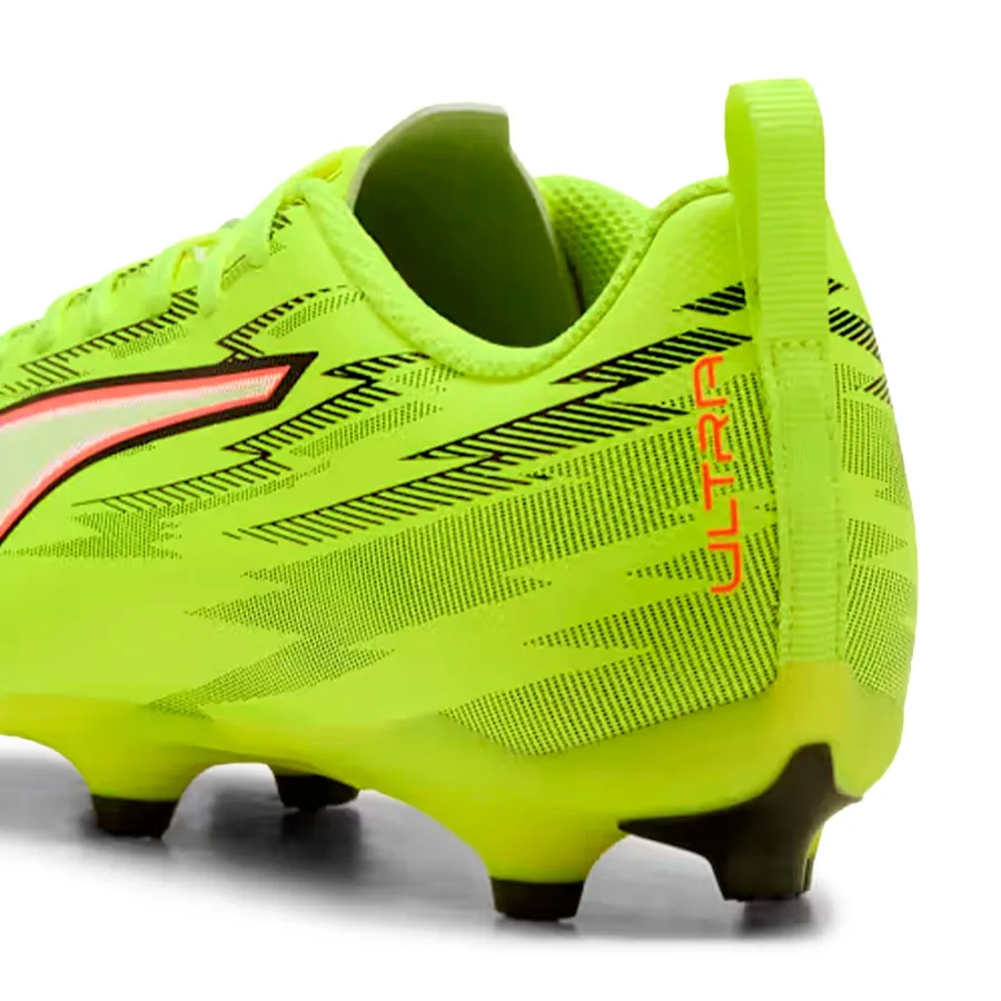 Imagen 6 de 7 de Botines Puma Ultra 6 Play Fg-AMARILLO FLUOR/NEGRO/ROJO