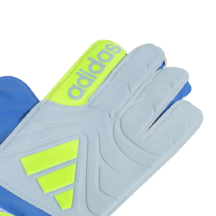 Imagen 3 de 5 de Guantes adidas Copa GL Club-AZUL/GRIS/VERDE FLUOR